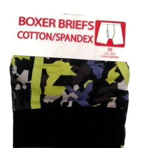 Pico Men's boxer briefs spandex S 28 30 Neon green Black Blue Gray NEW